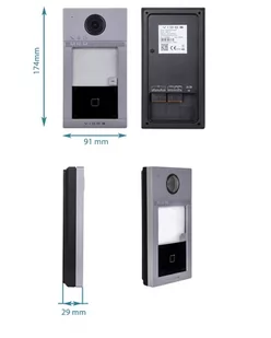 Zestaw Wideodomofon VIDOS S2401N IP kamera Full HD - Wideodomofony - miniaturka - grafika 3