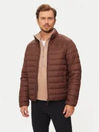 Kurtki męskie - 4F Kurtka zimowa 4FWAW24TDJAM483 Brązowy Regular Fit - miniaturka - grafika 1