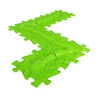 Maty edukacyjne - Promo Mata Ortopedyczna 16 Elementów Snake Set Zielona Mfk-050-2 - miniaturka - grafika 1