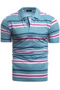 Koszulki męskie - koszulka polo YP301 - błękit - Risardi - miniaturka - grafika 1