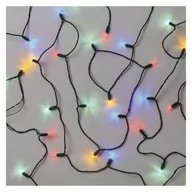 Oświetlenie świąteczne - Lampki choinkowe LED Classic Chain, tradycyjne, 120 LED 17,85m, multikolor, zielony, IP44 - miniaturka - grafika 1