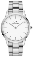 Zegarki męskie - Zegarek Daniel Wellington DW00100341 Iconic Link 40mm White - miniaturka - grafika 1
