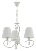 Lampy sufitowe - Alfa Lampa wisząca zwis Bali White 3x40W E14 shabby chic 18523.1013 - miniaturka - grafika 1
