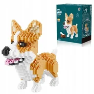 Klocki - Klocki Konstrukcyjne Rasy Psów PSY CORGI 1380 elementów - miniaturka - grafika 1