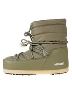 Botki damskie - Moon Boot Botki zimowe "EVX LIGHT LOW NYLON" w kolorze khaki - miniaturka - grafika 1