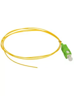 A-LAN FO Pigtail SM 1J 9/125 wtyk SC/APC dł 2 m FOI-SCA-9SM-2 FOI-SCA-9SM-2 - Kable miedziane - miniaturka - grafika 1