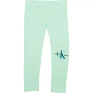 Spodnie sportowe damskie - CALVIN KLEIN JEANS Legginsy | Slim Fit - miniaturka - grafika 1