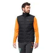 Kamizelki męskie - Kamizelka puchowa Jack Wolfskin ATHER DOWN VEST M black - S - miniaturka - grafika 1