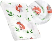 Otulacze - Kocyk koc otulacz bambusowy pieluszka dla dziecka 120 x 120 cm - miniaturka - grafika 1