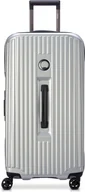 Walizki - Walizka duża Delsey Securitime Zip 73cm Srebrna - miniaturka - grafika 1