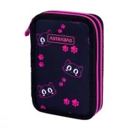 Piórniki - Piórnik podwójny bez wyposażenia Astrabag Cat`s Eyes - miniaturka - grafika 1