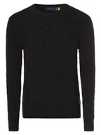 Swetry męskie - Polo Ralph Lauren - Sweter męski z dodatkiem kaszmiru, szary - miniaturka - grafika 1