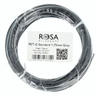 Filamenty i akcesoria do drukarek 3D - Filament ROSA 3D PETG 1,75mm 100g Szary Gray - miniaturka - grafika 1