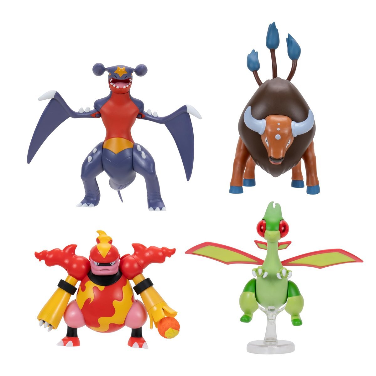 Pokémon Figurka z funkcją bitwy 4-pak - zawiera cztery figurki gotowe do walki 10 cm