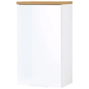Germania Germania Łazienkowa szafka ścienna GW-Pescara biel i dąb Navarra 4005949275003 - Szafki łazienkowe - miniaturka - grafika 1