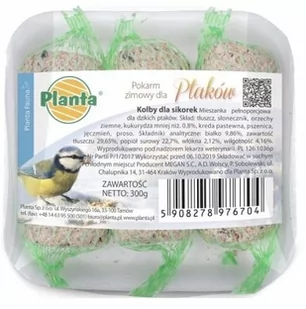 Pokarm energetyczny dla sikorek kolba 3 szt - Karma dla ptaków - miniaturka - grafika 1