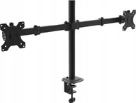 Uchwyty do monitorów - Akyga Uchwyt biurkowy na dwa monitory Akyga AK-MB-02 ramiona 2x10kg VESA 75x75mm / 100x100mm 15-32" - miniaturka - grafika 1