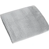 Narzuty - Narzuta 70 x 160 Euro Welurowa wz. Sofia Srebrny - miniaturka - grafika 1