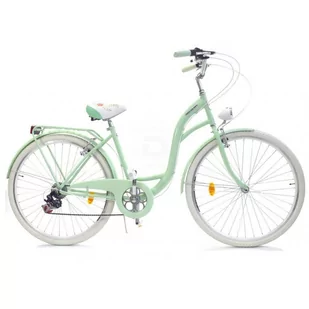 Rower Dallas City 28" 7spd - miętowy z białym - Rowery - miniaturka - grafika 1