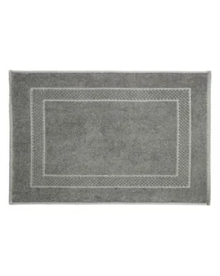 Dywanik Bawełniany Dywanik Łazienkowy Frotte Grafitowy 50x70 cm - Dywaniki łazienkowe - miniaturka - grafika 1