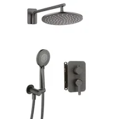 Zestawy prysznicowe - Deante Azalia Zestaw wannowo-prysznicowy podtynkowy chrom BXYZ0DAM - miniaturka - grafika 1