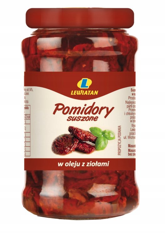 LEWIATAN POMIDORY SUSZONE ZIOŁA 270/150G
