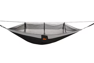 Hamak turystyczny z moskitierą NOX Majestic Sport 260x140 cm czarno-szary - Hamaki - miniaturka - grafika 1