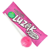 Gumy do żucia, lizaki, dropsy - Luzak Luzak lizak bez cukru o smaku malinowym, 8g - miniaturka - grafika 1