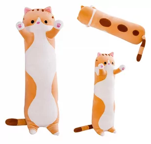 Maskotka Poduszka Długi Beżowy Kotek 130 cm - Maskotki i pluszaki - miniaturka - grafika 1