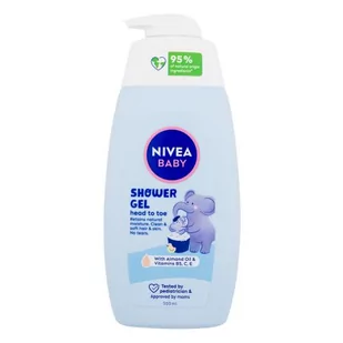 Nivea Baby Head To Toe Shower Gel żel pod prysznic 500 ml dla dzieci - Kosmetyki kąpielowe dla dzieci - miniaturka - grafika 1