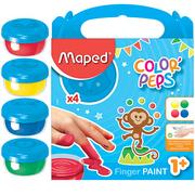 Farby i media malarskie - Maped Farby ColorPeps do malowania palcami - miniaturka - grafika 1