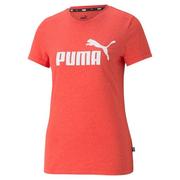 Koszulki i topy damskie - Puma, Koszulka damska, ESS Logo Heather Tee czerwona 586876 23, rozmiar S - miniaturka - grafika 1