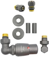 Zawory i kraniki - Varioterm Zawór termostatyczny trójosiowy Master All in One - grafit strukturalny alu-pex - PEX 16 mm lewy AEMAGS0205CFK/L(PEX) - miniaturka - grafika 1