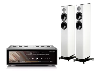 Rose RS520 (srebrny) + VELA FS408 (biały) - Zestawy stereo - miniaturka - grafika 1