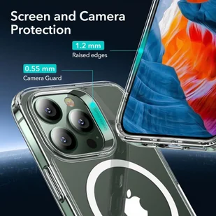 Etui Esr Hybrid Magsafe Iphone 13 Pro Clear - Etui i futerały do telefonów - miniaturka - grafika 7