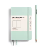 Notesy i bloczki - Notatnik Leuchtturm1917 Pocket A6, twarda oprawa, gładki, Mint Green - miniaturka - grafika 1