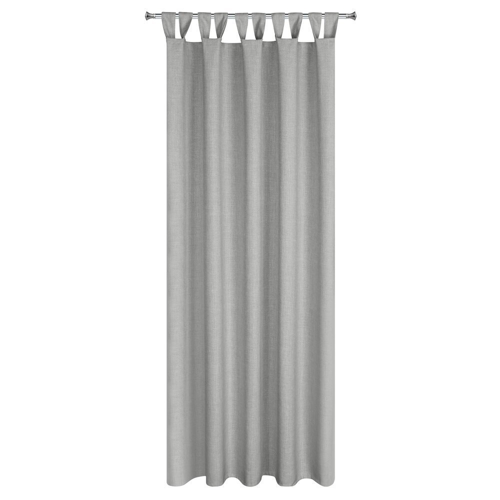 Zasłona gotowa na szelkach wodoodporna GARDEN 155x260 ogrodowa srebrna