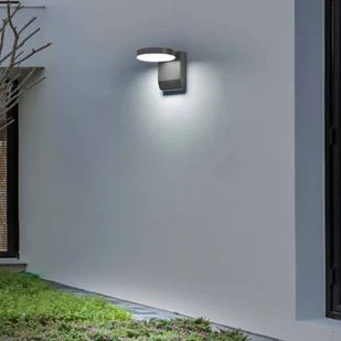 Kinkiet LED CMD 9082, antracyt, szerokość 16 cm, CCT, IP54 - Lampy ogrodowe - miniaturka - grafika 1