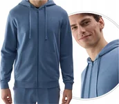 Bluzy męskie - Bluza dresowa rozpinana z kapturem męska 4F - miniaturka - grafika 1