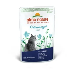 Almo nature Urinary Help 30 x 70 g Ryba - Mokra karma dla kotów - miniaturka - grafika 1