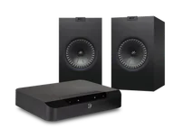 Zestawy stereo - Bluesound POWERNODE EDGE (czarny) + Q350 (czarny) - miniaturka - grafika 1