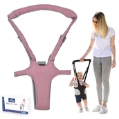 Zabezpieczenia dla dzieci - LORELLI STEP BY STEP - UPRZĄŻ DO NAUKI CHODZENIA ROSE TAN&GREY - miniaturka - grafika 1