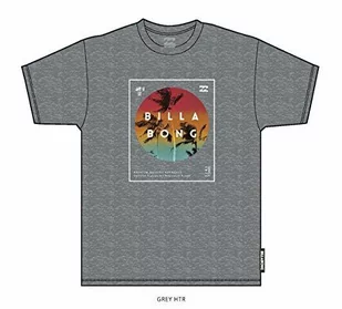 Billabong T-shirt męski Divided Ss szary szary (Grey Heather) S Q1SS54 - Koszulki męskie - miniaturka - grafika 1