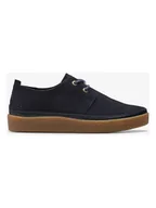 Półbuty męskie - Clarks Skórzane trzewiki "Clarkwood" w kolorze granatowym - miniaturka - grafika 1