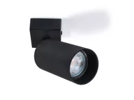 Oprawy, klosze i abażury - Oprawa halogenowa natynkowa ścienno - sufitowa LED Viki-L x1 - Czarna - miniaturka - grafika 1