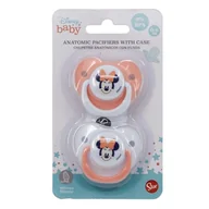 Smoczki uspokajające - Minnie Mouse Minnie Mouse - Smoczek anatomiczny 2 szt 0-6m (Indigo dreams) 13169 - miniaturka - grafika 1