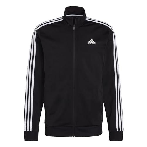 adidas Essentials Warm-Up 3-Stripes Track Top, Tunika ciążowa Mężczyźni, czarny/biały, XL Tall