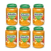 Dania dla dzieci - Bobovita Bukiet Warzyw Z Kurczakiem Zestaw 6X190G - miniaturka - grafika 1