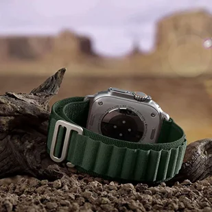 Pasek do zegarka Alogy Sport Strap do Apple Watch 4/5/6/7/8/SE/Ultra (42/44/45/49mm) Zielony - Akcesoria do smartwatchy - miniaturka - grafika 10