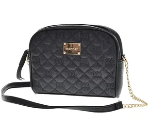 Monnari torebka damska listonoszka czarna pikowana - Torebki damskie - miniaturka - grafika 1